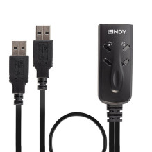 LINDY KVM USB klaviatūros ir pelės jungiklis 2 kompiuteriams LINDY KVM USB klaviatūros ir pelės jungiklis 2 kompiuteriams
