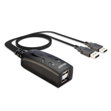 LINDY KVM USB klaviatūros ir pelės jungiklis 2 kompiuteriams LINDY KVM USB klaviatūros ir pelės jungiklis 2 kompiuteriams