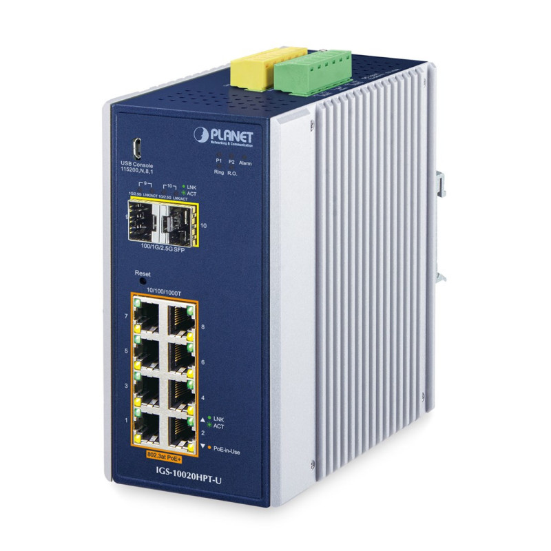 DIN-Rail L2+ / L3 manageable switch