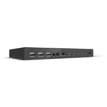 LINDY 4 Port HDMI 18G, USB...