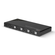 LINDY 4 Port HDMI 18G, USB 2.0 Audio KVM Switch LINDY 4 Port HDMI 18G, USB 2.0 Audio KVM Switch