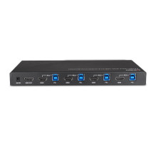 Jungiklis Lindy LINDY KVM jungiklis HDMI 4K60, USB3.0 ir audio 4 prievadai