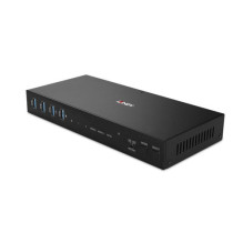 LINDY 2 portu dubultgalvas HDMI 4K60, USB3.0 KVM pārslēdzējs