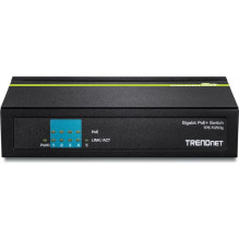 TRENDnet 5-Port Gbit PoE+ Switch 31W Metal TRENDnet 5-Port Gbit PoE+ Switch 31W Metal