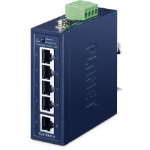 PLANET IGS-500T-E nevadāms Gigabit Ethernet (10 / 100 / 1000) tīkla savienotājs Blue