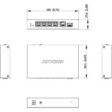 Switch Hikvision DS-3E1506P-EI / M-4P1T1F(O-STD) Switch Hikvision DS-3E1506P-EI / M-4P1T1F(O-STD)