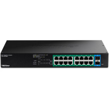 Switch TRENDnet TRENDnet 18-Port Gigabit EdgeSmart PoE+ network switch Switch TRENDnet TRENDnet 18-Port Gigabit EdgeSmart PoE+ network switch