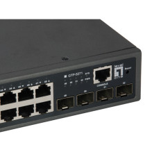 Switch LevelOne LevelOne GTP-5271 managed L3 Gigabit Ethernet (10 / 100 / 1000) network connection with PoE gray Switch LevelOne LevelOne GTP-5271 managed L3 Gigabit Ethernet (10 / 100 / 1000) network connection with PoE gray