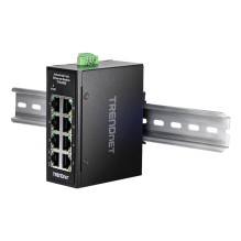 Komutatorius TRENDnet TRENDnet 8 prievadų pramoninis greito Ethernet DIN bėgelio mini komutatorius Komutatorius TRENDnet TRENDnet 8 prievadų pramoninis greito Ethernet DIN bėgelio mini komutatorius