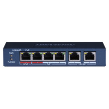 SWITCH PoE DS-3E0106HP-E 6-PORT Hikvision SWITCH PoE DS-3E0106HP-E 6-PORT Hikvision