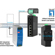 Switch LevelOne LevelOne IGS-2106 Managed L2 Gigabit Ethernet (10 / 100 / 1000) networking connection Black