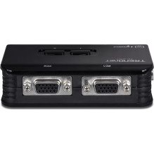 TRENDnet KVM 2-portu USB komutatoriaus rinkinys TRENDnet KVM 2-portu USB komutatoriaus rinkinys