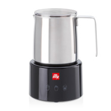 Illy 23760 pieno plakiklis / šildytuvas Juoda, nerūdijančio plieno