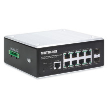 INTELLINET 8-Port Gb PoE+ Web-Managed Industrial Switch 2xSFP INTELLINET 8-Port Gb PoE+ Web-Managed Industrial Switch 2xSFP