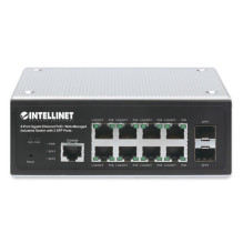 INTELLINET 8-Port Gb PoE+ Web-Managed Industrial Switch 2xSFP INTELLINET 8-Port Gb PoE+ Web-Managed Industrial Switch 2xSFP
