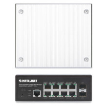 INTELLINET 8-Port Gb PoE+ Web-Managed Industrial Switch 2xSFP INTELLINET 8-Port Gb PoE+ Web-Managed Industrial Switch 2xSFP