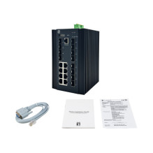 Switch 20x GE IGU-2072 8x 1GbE.8x 2.5GbE SFP tīkla slēdzis