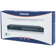 Switch Intellinet Network Solutions GIGA 24x RJ45 + 2x SFP WEB-SMART VLAN QOS RACK (560917) Switch Intellinet Network Solutions GIGA 24x RJ45 + 2x SFP WEB-SMART VLAN QOS RACK (560917)