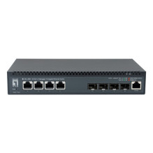 Pārvaldāms L3 10G Ethernet (100 / 1000 / 10000) galddators LevelOne LevelOne XEL-0891 Grey