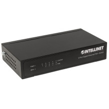 Switch Intellinet Network Solutions Gigabit 5-port RJ45 POE+, desktop model (561228) Switch Intellinet Network Solutions Gigabit 5-port RJ45 POE+, desktop model (561228)