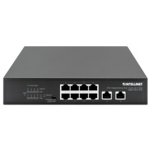 Intellinet 561402 Gigabit switch 8x RJ45 PoE+, 2x RJ45 Uplink