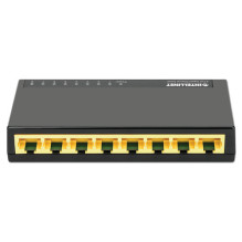 INTELLINET darbvirsmas 8 prievadų Gigabit Ethernet jungiklis Black INTELLINET darbvirsmas 8 prievadų Gigabit Ethernet jungiklis Black