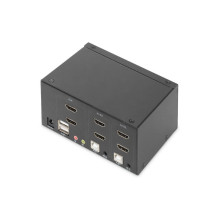 KVM jungiklis, 2 prievadai, HDMI, dvigubas ekranas, 4K 30Hz KVM jungiklis, 2 prievadai, HDMI, dvigubas ekranas, 4K 30Hz