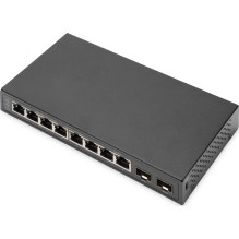 Switch Digitus 8 ports + 2...