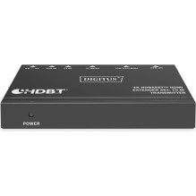 Switch Digitus DIGITUS 4K HDBaseT extension set 70m PoC RS232 IR black Switch Digitus DIGITUS 4K HDBaseT extension set 70m PoC RS232 IR black