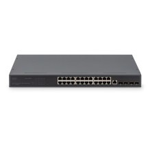 Jungiklis Digitus Digitus tinklo jungiklis, 24 prievadai 10 / 100 / 1000 + 4SFP+ UPLINK, 19 colių serverių spintoms, L2+ Jungiklis Digitus Digitus tinklo jungiklis, 24 prievadai 10 / 100 / 1000 + 4SFP+ UPLINK, 19 colių serverių spintoms, L2+
