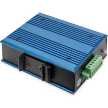 DIGITUS pramoninis komutatorius 4 prievadai 10 / 100 Blue