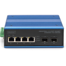 Komutatorius Digitus DIGITUS komutatorius 4+2 prievadų gigabito Ethernet PoE SC 20 km Komutatorius Digitus DIGITUS komutatorius 4+2 prievadų gigabito Ethernet PoE SC 20 km