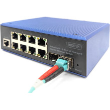 Valdomas gigabito Ethernet L2 pramoninis komutatorius Digitus Digitus, 8+2 prievadai Valdomas gigabito Ethernet L2 pramoninis komutatorius Digitus Digitus, 8+2 prievadai