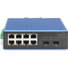 DIGITUS Komutatorius 8+2 -Port Greitas Ethernet PoE C / APC Stecker 5