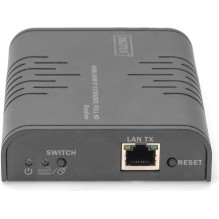 Pārslēdzējs Digitus DIGITUS HDMI KVM IP paplašinātāja uztvērējs, Full HD 1,2m kabelis Pārslēdzējs Digitus DIGITUS HDMI KVM IP paplašinātāja uztvērējs, Full HD 1,2m kabelis