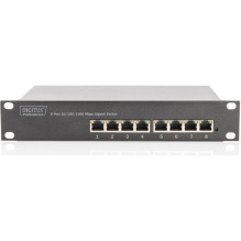Pārslēdzējs Digitus 8 PORTU GIGABIT ETHERNET pārslēdzējs Pārslēdzējs Digitus 8 PORTU GIGABIT ETHERNET pārslēdzējs