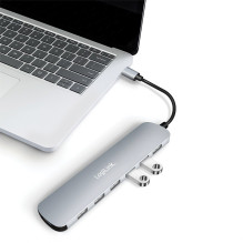 USB 3.2 USB-A 7 portu centrmezgls, 5 Gbps, 20W PD USB 3.2 USB-A 7 portu centrmezgls, 5 Gbps, 20W PD