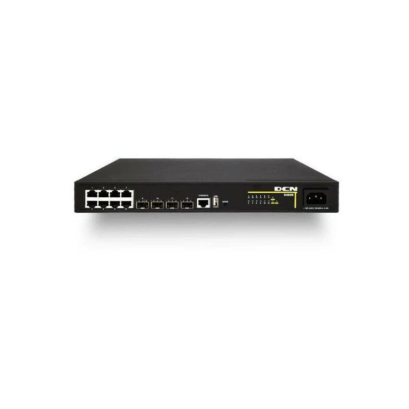 Switch Dahua Technology SWITCH DCN S4600-12X-P-SI L2 8xPoE+ / 4xSFP+ (125W)