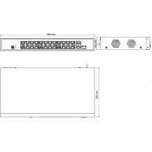 Switch Hikvision Hikvision DS-3E0326P-E / M(C) 24 Port Fast Ethernet Unmanaged POE Switch