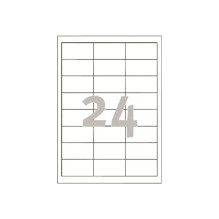 Lipdukai Avery Zweckform 64 6 Avery Zweckform 6 x 33,8mm, A4 (3658)