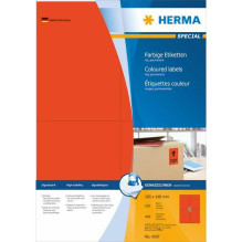 HERMA Lipdukai A4 red...