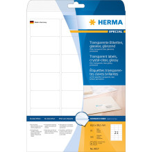 HERMA Label transparent A4...