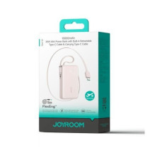 Joyroom Power Bank with Digital Display, C+U+U, PD 35W, 10000 mAh with Built-in Retractable 2x Type-C Lanyard cable (0.7 Joyroom Power Bank with Digital Display, C+U+U, PD 35W, 10000 mAh with Built-in Retractable 2x Type-C Lanyard cable (0.7