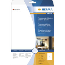 HERMA Label transparent A4...