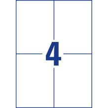 Avery Zweckform, Avery Labels 105 x 148mm, A4 (3483) Avery Zweckform, Avery Labels 105 x 148mm, A4 (3483)