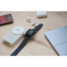 Powerbank Verbatim Verbatim sulankstomas 3-in-1 magnetinis belaidis PB 10000mAh White 32296