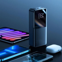 Joyroom Power Bank su skaitmeniniu ekranu C+U+U, PD 22.5W, 30000 mAh, Black (JR-QP193)
