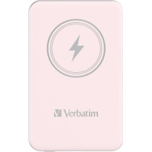 Verbatim Charge´n´Go magnetic wireless external battery 5000 Pink