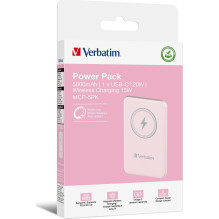 Verbatim Charge´n´Go magnetic wireless external battery 5000 Pink