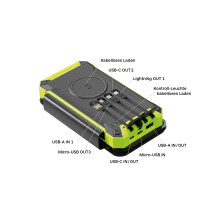 Powerbank Realpower RealPower Powerbank PB-20000 Saulės energija Powerbank Realpower RealPower Powerbank PB-20000 Saulės energija